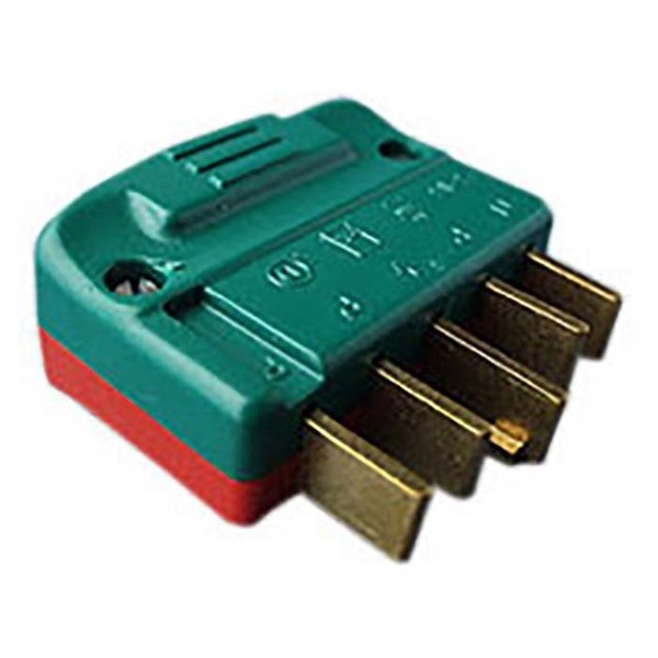 Stikprop s16 440v 3p+n+j lige. rød/grøn han