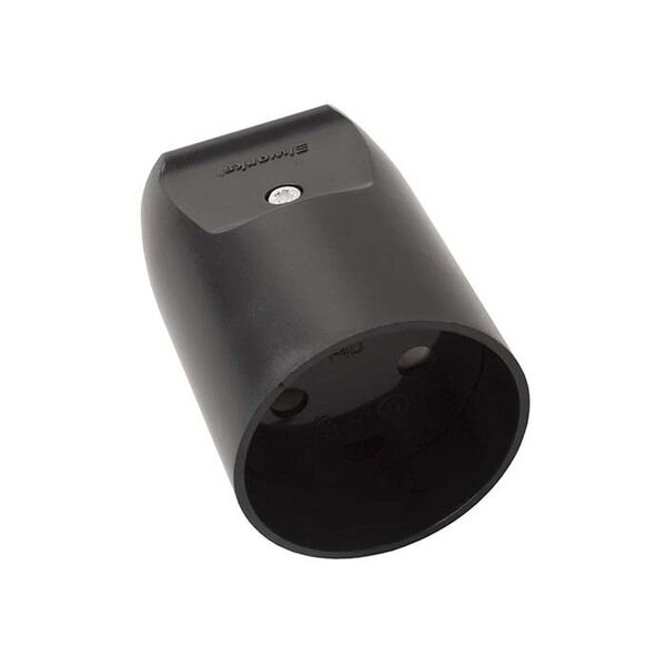 Forlængerled F4 m/blindhul u/jord. sort hun