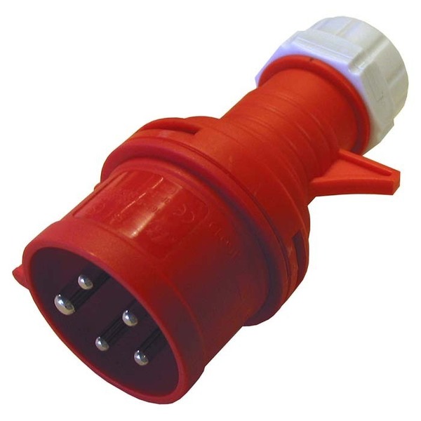 Cee stikprop 16/400v ip44. rød