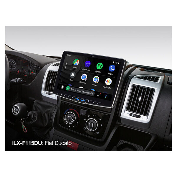 Alpine ILX-F115DU bundle med Halo11 til Fiat Ducato 3