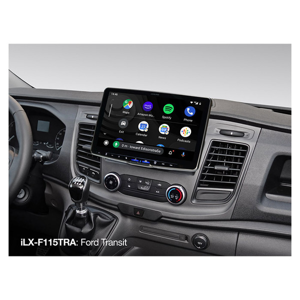 Alpine Halo11 iLX-F115D Transit Custom 2018- mont.sæt.