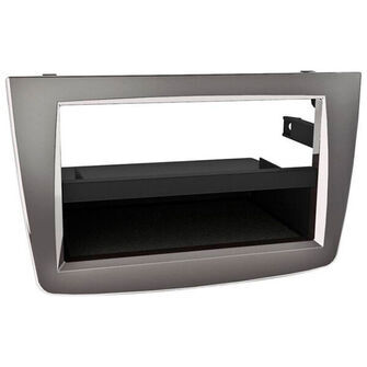 Radioramme 2-DIN alfa MiTo 08-18 sølv