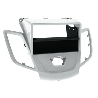 Radioramme 2-DIN Fiesta 09-> sølv med rum