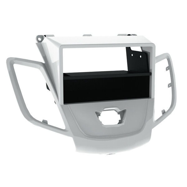 Radioramme 2-DIN Fiesta 09-> sølv med rum