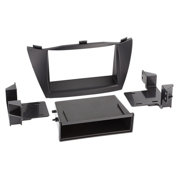 2-DIN radioramme m/lomme Hyundai IX35 2010- sort