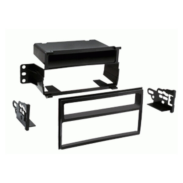 1-DIN radioramme m/lomme Nissan Juke/Tiida/Versa sort