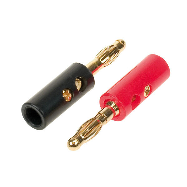 Bananstik  2 stk. Kabel max. 10 mm2