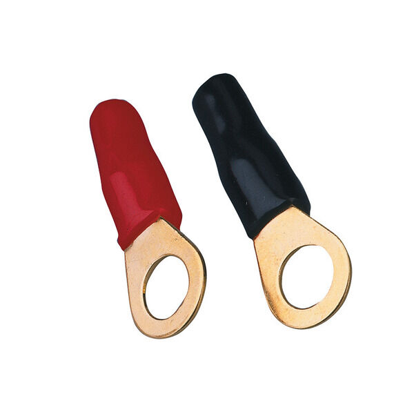 Sort ringterminal 20kv > 4,2mm 50 st