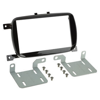 2-DIN radioramme Fiat 500 07/2015-2023 piano sort