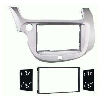 2-DIN radioramme Honda Fit/Jazz(GE) 2008-2015 sølv