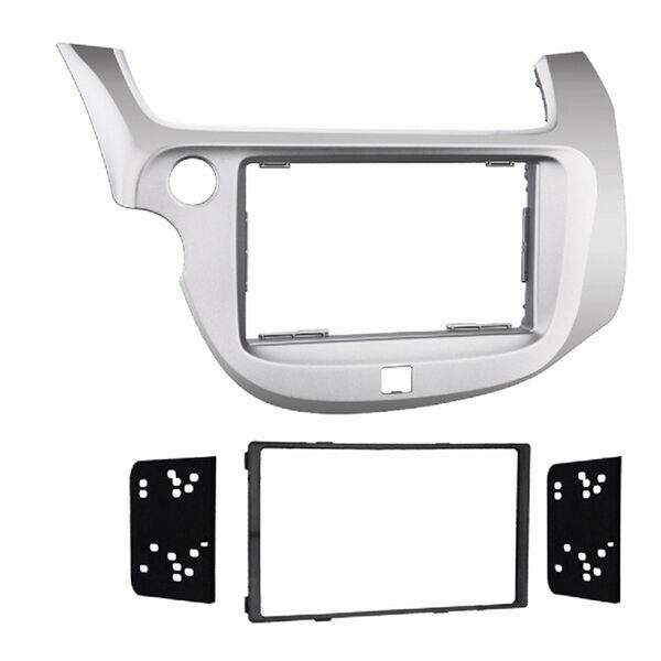 2-DIN radioramme Honda Fit/Jazz(GE) 2008-2015 sølv
