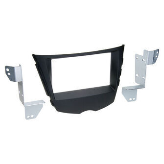 2-DIN radioramme Hyundai Veloster 2011- sort