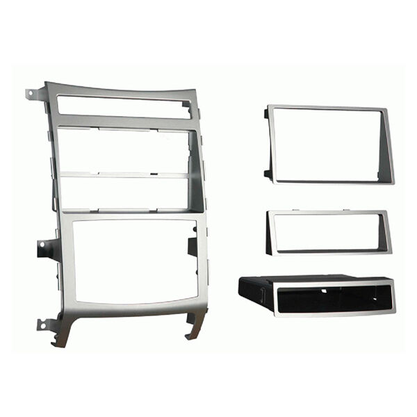 2-DIN radioramme m/lomme Hyundai Veracruz/ix55 sølv