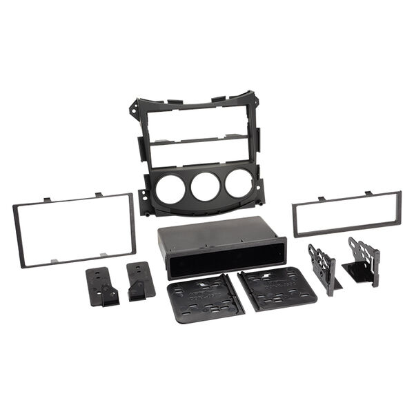 2-DIN radioramme m/lomme Nissan370Z uden OEM Sat Nav