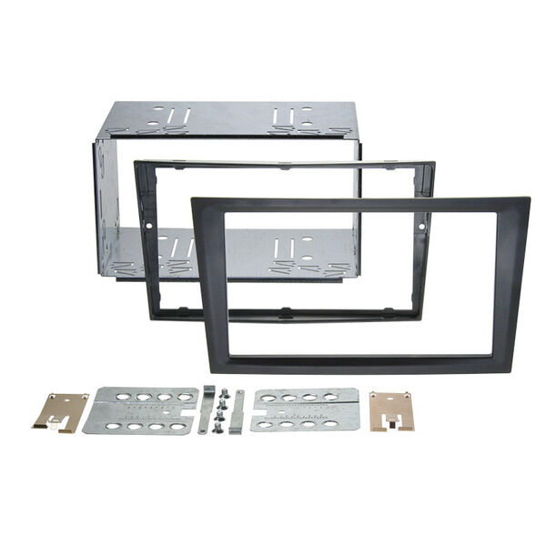 2-DIN kit div. Opel - farve: sort