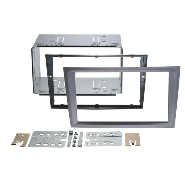 2-DIN kit div. Opel charcoal metal
