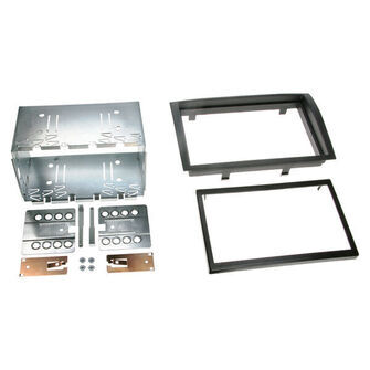 2-DIN radioramme Citroen/Fiat/Opel/Peugeot gummi touch