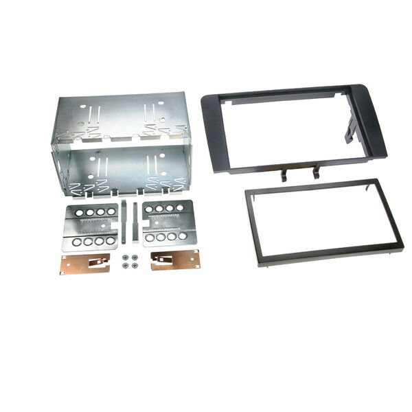 2-DIN kit Audi A3 03->/07-> sort rubbert