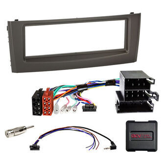 Komplet 1-DIN Kit Fiat Grande Punto/Linea sort
