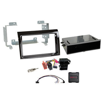 Komplet 2-DIN Kit m. rum Citroen/Opel/Peugeot piano
