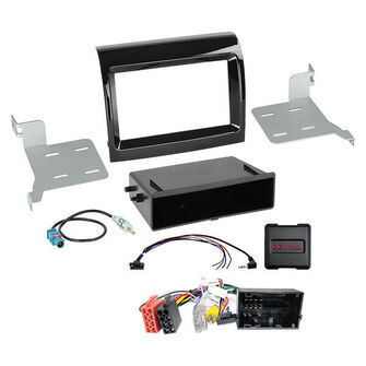 Komplet 2-DIN Kit m. rum Citroen/Fiat/Opel/Peugeot