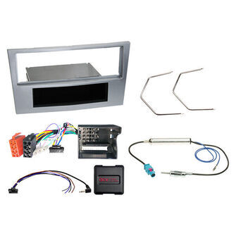 Komplet 1-DIN Kit m. rum Opel matt-chrome CAN Bus