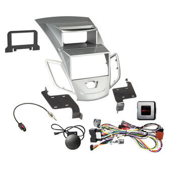 Komplet 2-DIN Kit Ford Fiesta 06/2010-09/2012 sølv