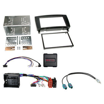 2-DIN kit Mercedes CLK-klasse 04/2005-01/2010 ratbetj.