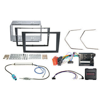 2-DIN kit Opel trækulsgummi touch ratbetj