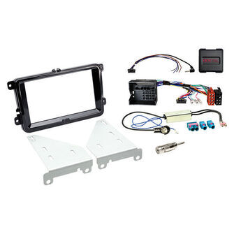 Komplet 2-DIN Kit Seat/Skoda/VW (Set) piano sort