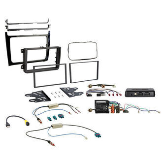Komplet 2-DIN Kit VW Polo 2014-2017 piano sort i-dapter