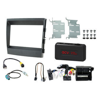 Komplet 2-DIN Kit Porsche Panamera 2009-2016 /Amp sort