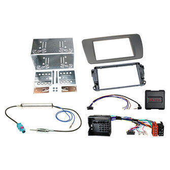 Komplet 2-DIN Kit Seat Ibiza 2008-2015 grå