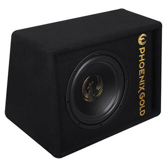 Phoenix Gold 10 Subwoofer m kabler og fjernbetjening