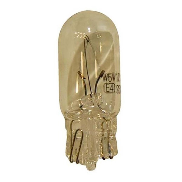 Pære position/glassokkel 12V W5W - 2 stk.