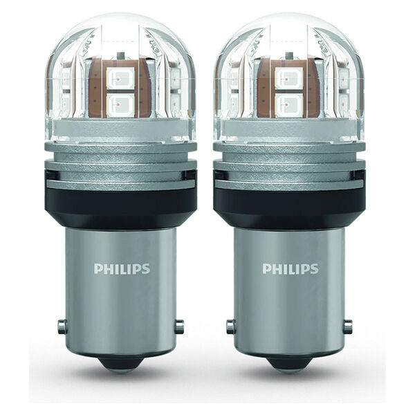 Philips Ultinon Pro7000 LED P21W Rød 12V - Sæt