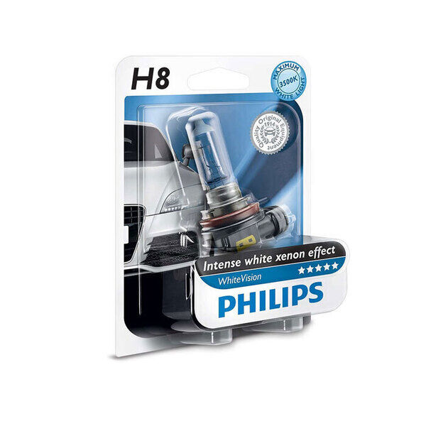 Philips WhiteVision H8 35W 12V Blister - 1 stk.