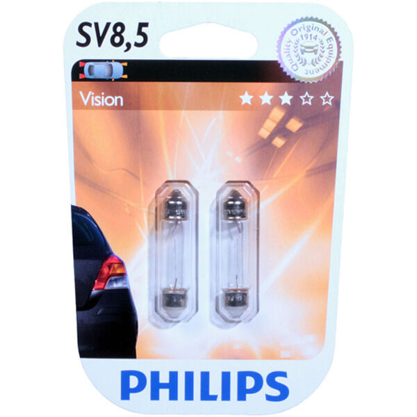 Philips Longlife EcoVision 10W Pinol 43mm 12V - Sæt