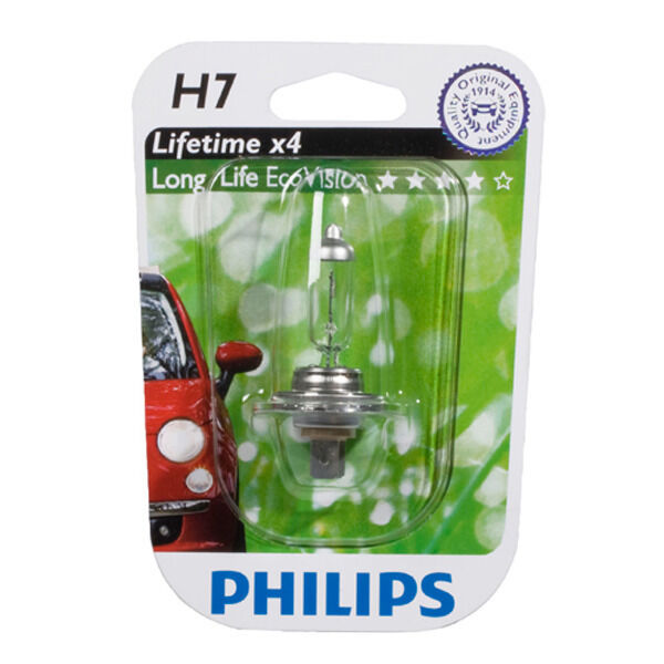 Philips Longlife EcoVison H7 55W 12V Blister - 1 stk.