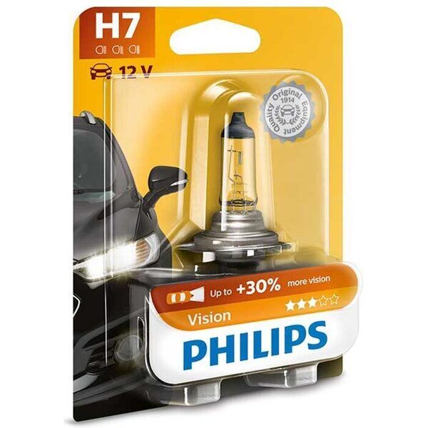 Philips Vision H7 55W 12V Blister - 1 stk.