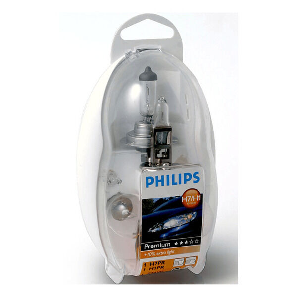 Philips Premium H1/H7 12V reservepære kit