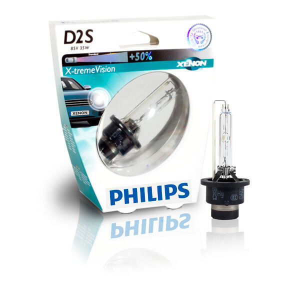 Philips D2S X-tremeVision Xenon 35W 12V+ 50% - 1 stk.