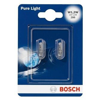 Pære Bosch Pure Light,T5 1,2W,2 stk.,12v,W2x4,6d