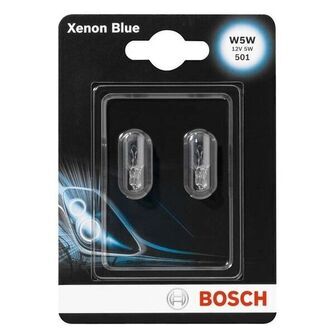 Pære Bosch Xenon Blue,W5W,2 stk.12v,W2,1x9,5d