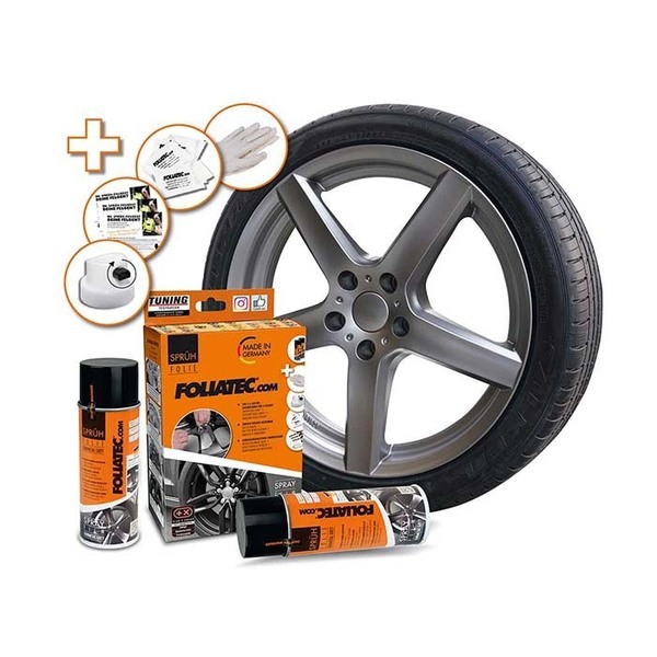 Foliatec Sprayfolie, pistol grå 2x400ml