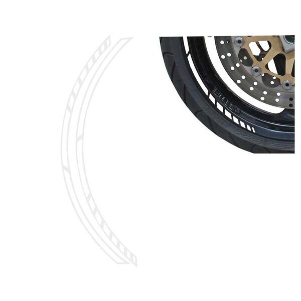 Fælgbånd til MC white