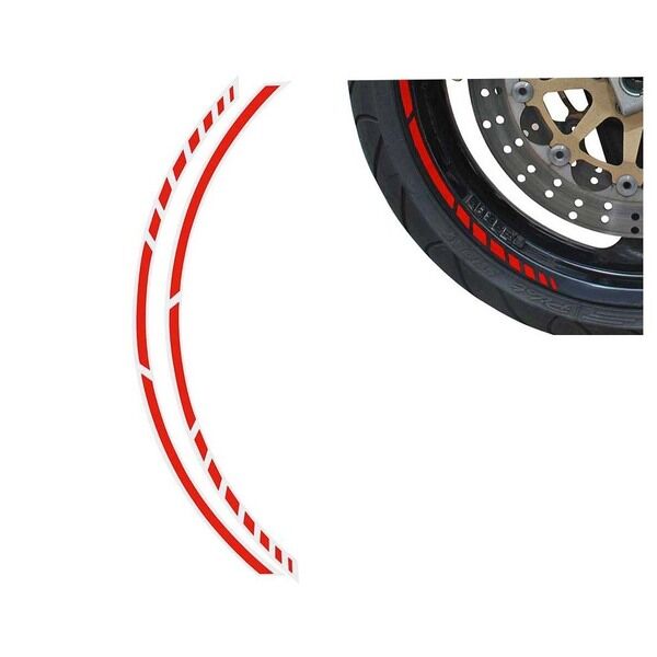 Fælgbånd til MC NEON red