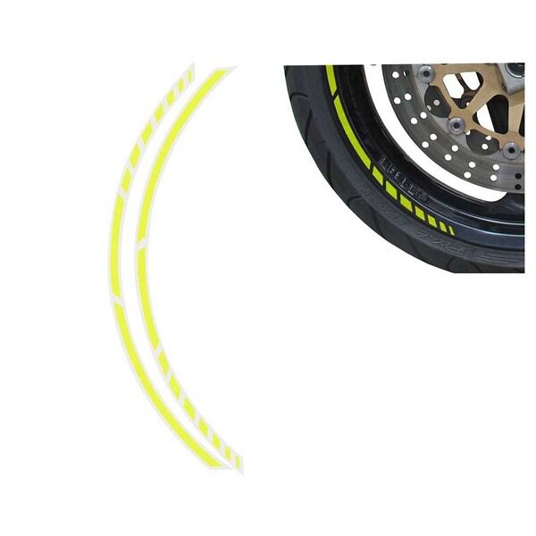Fælgbånd til MC NEON yellow