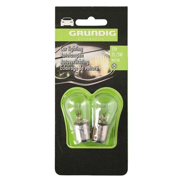 Grundig Autopærer P21/5W 12V BAY15D -  2 stk.