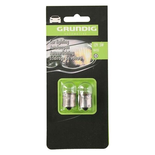 Grundig Autopærer R5W 12V BA15S - 2 stk.